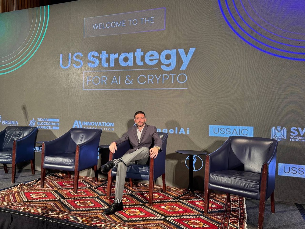 On stage at the summit